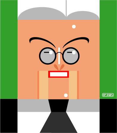 Cartoon: Frank-Walter Steinmeier (medium) by Hugh Jarse tagged frank,walter,steinmeier,politician,caricature