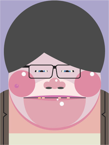 Cartoon: Therese Coffey (medium) by Hugh Jarse tagged gammon,tory,conservative,evil