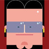 Cartoon: Bono (small) by Hugh Jarse tagged music,pop,popstar,u2,bono