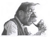Cartoon: Günter Grass (small) by David Pugliese tagged günter,grass,caricature,karikatur,pencil,drawing