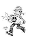 Cartoon: Excesos (small) by ramiro tagged tinta,humorgrafico