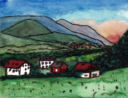 Cartoon: Abendstimmung in Zirl (medium) by Pascal Kirchmair tagged zirl,zirler,berg,mountain,mountains,gebirge,berge,gemälde,painting,peinture,pittura,pintura,dipinto,alpine,alpen,dibuix,illustration,drawing,zeichnung,pascal,kirchmair,ilustracion,dibujo,desenho,disegno,ilustracao,illustrazione,illustratie,dessin,du,jour,art,of,the,day,tekening,teckning,aquarell,aquarelle,acquerello,acquarella,acuarela,aguarela,aquarela,alps,alpes,alpi,bild,watercolor,watercolour,wild,flowers,cuadro,quadro,picture,artwork,arte,kunst,abstract,abstrait,abstrakte,malerei,astrattto,abstracto,abstrato,landscape,alpenlandschaft,landschaft,paysage,paisagem,montanhosa,paesaggio,paisaje,ink,tusche,tuschezeichnung,tirol,tyrol,tirolo,zirl,zirler,berg,mountain,mountains,gebirge,berge,gemälde,painting,peinture,pittura,pintura,dipinto,alpine,alpen,dibuix,illustration,drawing,zeichnung,pascal,kirchmair,ilustracion,dibujo,desenho,disegno,ilustracao,illustrazione,illustratie,dessin,du,jour,art,of,the,day,tekening,teckning,aquarell,aquarelle,acquerello,acquarella,acuarela,aguarela,aquarela,alps,alpes,alpi,bild,watercolor,watercolour,wild,flowers,cuadro,quadro,picture,artwork,arte,kunst,abstract,abstrait,abstrakte,malerei,astrattto,abstracto,abstrato,landscape,alpenlandschaft,landschaft,paysage,paisagem,montanhosa,paesaggio,paisaje,ink,tusche,tuschezeichnung,tirol,tyrol,tirolo
