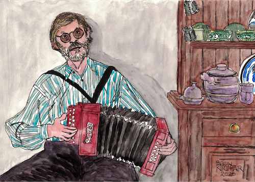 Accordion player Accordion player
