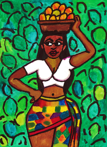 Cartoon: Afrikanische Frau mit Mangos (medium) by Pascal Kirchmair tagged africa,afrika,afrique,mango,mangoes,mangos,burlesque,ink,drawing,tusche,zeichnung,lingerie,art,arte,kunst,milf,mature,housewife,hausfrau,caricatura,cartoon,caricature,karikatur,illustration,dessin,pascal,kirchmair,portrait,retrato,ritratto,dibujo,desenho,powerfrau,sexy,girl,sensual,sabrosa,ilustracion,ilustracao,dangerous,woman,gefährlich,porträt,sensuelle,sexo,erotik,erotic,erotismo,eroticism,erotisme,erotica,femme,frau,artwork,latina,mujer,gouache,painting,peinture,cuadro,quadro,pintura,dipinto,pittura,naive,malerei,naif,naiv,korb,basket,africa,afrika,afrique,mango,mangoes,mangos,burlesque,ink,drawing,tusche,zeichnung,lingerie,art,arte,kunst,milf,mature,housewife,hausfrau,caricatura,cartoon,caricature,karikatur,illustration,dessin,pascal,kirchmair,portrait,retrato,ritratto,dibujo,desenho,powerfrau,sexy,girl,sensual,sabrosa,ilustracion,ilustracao,dangerous,woman,gefährlich,porträt,sensuelle,sex,sexo,erotik,erotic,erotismo,eroticism,erotisme,erotica,femme,frau,artwork,latina,mujer,gouache,painting,peinture,cuadro,quadro,pintura,dipinto,pittura,naive,malerei,naif,naiv,korb,basket