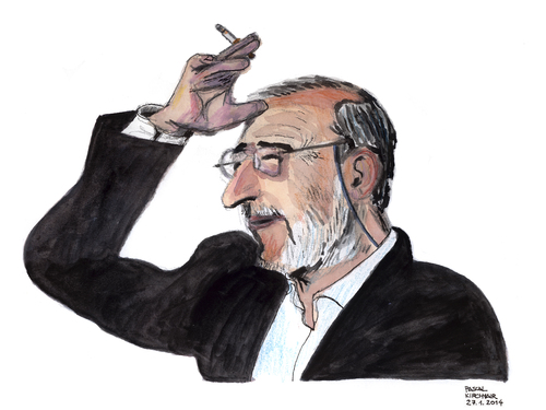 Cartoon: Alvaro Siza Vieira (medium) by Pascal Kirchmair tagged architekt,alvaro,siza,vieira,caricature,karikatur,portrait,architecte,zeichnung,drawing,aquarelle,bild,architekt,alvaro,siza,vieira,caricature,karikatur,portrait,architecte,zeichnung,drawing,aquarelle,bild