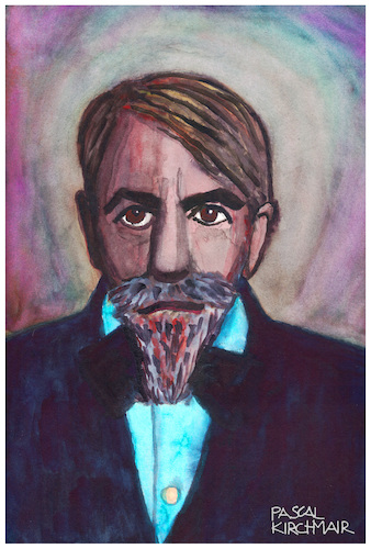 Cartoon: Arthur Schnitzler (medium) by Pascal Kirchmair tagged arthur,schnitzler,wiener,moderne,portrait,retrato,ritratto,caricature,karikatur,zeichnung,drawing,arthur,schnitzler,wiener,moderne,portrait,retrato,ritratto,caricature,karikatur,zeichnung,drawing