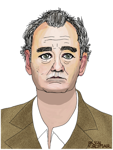 Cartoon: Bill Murray (medium) by Pascal Kirchmair tagged bill,murray,caricature,karikatur,portrait,cartoon,groundhog,day,murmeltiertag,und,täglich,grüßt,das,murmeltier,punxsutawney,phil,connors,bill,murray,caricature,karikatur,portrait,cartoon,groundhog,day,murmeltiertag,und,täglich,grüßt,das,murmeltier,punxsutawney,phil,connors