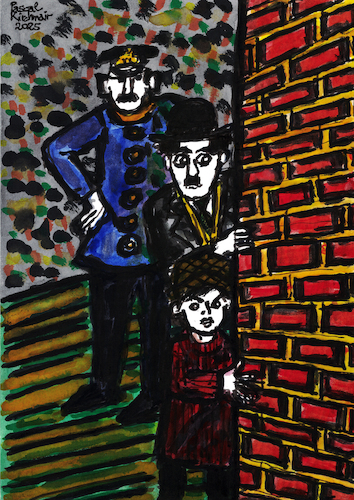 Cartoon: Charlie Chaplin - Jackie Coogan (medium) by Pascal Kirchmair tagged jackie,coogan,the,kid,1920,der,vagabund,und,das,kind,usa,amerikanisch,tragikomödie,charlot,charles,charlie,spencer,chaplin,actor,schauspieler,comedian,comedien,acteur,komiker,stummfilm,author,autor,autore,auteur,filmmaker,artist,art,hollywood,screenwriter,illustration,drawing,zeichnung,pascal,kirchmair,cartoon,caricature,karikatur,ilustracion,dibujo,desenho,ink,disegno,ilustracao,illustrazione,illustratie,dessin,de,presse,du,jour,of,day,tekening,teckning,cartum,vineta,comica,vignetta,caricatura,portrait,porträt,portret,retrato,ritratto,melone,tramp,slapstick,komödie,icon,polizist,polizei,police,officer,offizier,policia,polizia,vigile,poliziotto,guardia,policial,jackie,coogan,the,kid,1920,der,vagabund,und,das,kind,usa,amerikanisch,tragikomödie,charlot,charles,charlie,spencer,chaplin,actor,schauspieler,comedian,comedien,acteur,komiker,stummfilm,author,autor,autore,auteur,filmmaker,artist,art,hollywood,screenwriter,illustration,drawing,zeichnung,pascal,kirchmair,cartoon,caricature,karikatur,ilustracion,dibujo,desenho,ink,disegno,ilustracao,illustrazione,illustratie,dessin,de,presse,du,jour,of,day,tekening,teckning,cartum,vineta,comica,vignetta,caricatura,portrait,porträt,portret,retrato,ritratto,melone,tramp,slapstick,komödie,icon,polizist,polizei,police,officer,offizier,policia,polizia,vigile,poliziotto,guardia,policial