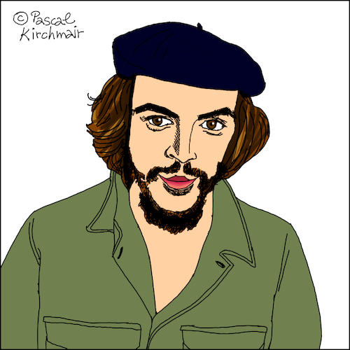 Ernesto Che Guevara By Pascal Kirchmair | Famous People Cartoon | TOONPOOL