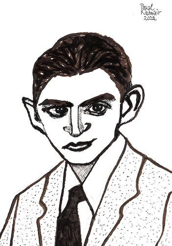 Cartoon: Franz Kafka (medium) by Pascal Kirchmair tagged franz,kafka,theater,theatre,literatur,literature,schriftsteller,author,autor,autore,auteur,writer,illustration,ink,drawing,tusche,tuschezeichnung,zeichnung,pascal,kirchmair,cartoon,caricature,karikatur,ilustracion,dibujo,desenho,disegno,ilustracao,illustrazione,illustratie,dessin,de,presse,du,jour,art,of,the,day,tekening,teckning,cartum,vineta,comica,vignetta,caricatura,portrait,porträt,portret,retrato,ritratto,der,prozess,die,verwandlung,gregor,samsa,franz,kafka,theater,theatre,literatur,literature,schriftsteller,author,autor,autore,auteur,writer,illustration,ink,drawing,tusche,tuschezeichnung,zeichnung,pascal,kirchmair,cartoon,caricature,karikatur,ilustracion,dibujo,desenho,disegno,ilustracao,illustrazione,illustratie,dessin,de,presse,du,jour,art,of,the,day,tekening,teckning,cartum,vineta,comica,vignetta,caricatura,portrait,porträt,portret,retrato,ritratto,der,prozess,die,verwandlung,gregor,samsa