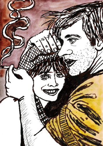 Cartoon: Gerard Depardieu-Sylvia Kristel (medium) by Pascal Kirchmair tagged rene,la,canne,aka,die,wilden,mahlzeiten,gerard,depardieu,sylvia,kristel,acteur,cinema,actor,schauspieler,artist,art,illustration,drawing,tusche,tuschepinsel,sepia,black,brush,zeichnung,pascal,kirchmair,cartoon,caricature,karikatur,ilustracion,dibujo,desenho,ink,disegno,ilustracao,illustrazione,illustratie,dessin,de,presse,du,jour,of,the,day,tekening,teckning,cartum,vineta,comica,vignetta,caricatura,portrait,porträt,portret,retrato,ritratto,hollywood,academy,award,awards,oscar,oscars,winner,hauptdarsteller,darsteller,gouache,rene,la,canne,aka,die,wilden,mahlzeiten,gerard,depardieu,sylvia,kristel,acteur,cinema,actor,schauspieler,artist,art,illustration,drawing,tusche,tuschepinsel,sepia,black,brush,zeichnung,pascal,kirchmair,cartoon,caricature,karikatur,ilustracion,dibujo,desenho,ink,disegno,ilustracao,illustrazione,illustratie,dessin,de,presse,du,jour,of,the,day,tekening,teckning,cartum,vineta,comica,vignetta,caricatura,portrait,porträt,portret,retrato,ritratto,hollywood,academy,award,awards,oscar,oscars,winner,hauptdarsteller,darsteller,gouache