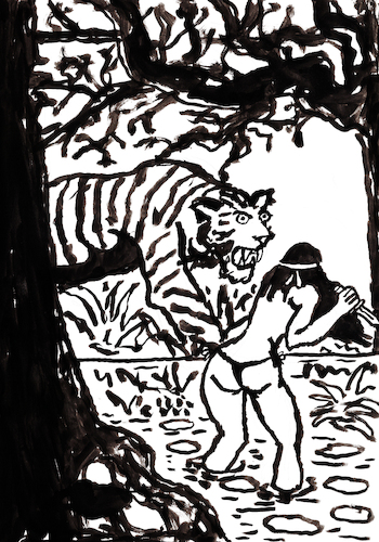 Cartoon: Girl with Tiger (medium) by Pascal Kirchmair tagged escape,on,venus,fine,frazetta,girls,predator,raubkatze,predateur,felin,felino,fauve,predador,predatore,tiger,tigre,big,cat,cats,katzen,american,stripper,usa,star,the,hottest,hot,in,burlesque,show,strip,striptease,ink,drawing,tusche,zeichnung,art,arte,kunst,milf,mature,housewife,hausfrau,caricatura,cartoon,caricature,karikatur,illustration,dessin,pascal,kirchmair,dibujo,desenho,powerfrau,sexy,girl,sensual,sabrosa,ilustracion,ilustracao,dangerous,woman,domina,mistress,gefährlich,portrait,retrato,porträt,sensuelle,herrin,sklavin,sexo,erotik,erotic,erotismo,eroticism,erotisme,erotica,femme,frau,artwork,escape,on,venus,fine,frazetta,girls,predator,raubkatze,predateur,felin,felino,fauve,predador,predatore,tiger,tigre,big,cat,cats,katzen,american,stripper,usa,star,the,hottest,hot,in,burlesque,show,strip,striptease,ink,drawing,tusche,zeichnung,art,arte,kunst,milf,mature,housewife,hausfrau,caricatura,cartoon,caricature,karikatur,illustration,dessin,pascal,kirchmair,dibujo,desenho,powerfrau,sexy,girl,sensual,sabrosa,ilustracion,ilustracao,dangerous,woman,domina,mistress,gefährlich,portrait,retrato,porträt,sensuelle,herrin,sklavin,sex,sexo,erotik,erotic,erotismo,eroticism,erotisme,erotica,femme,frau,artwork