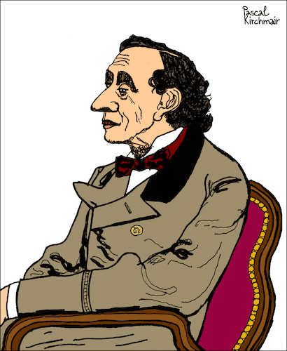 Cartoon: Hans Christian Andersen (medium) by Pascal Kirchmair tagged hans,christian,andersen,portrait,retrato,drawing,dibujo,desenho,zeichnung,illustration,ilustracion,pascal,kirchmair,ilustracao,disegno,dessin,illustrazione,illustratie,tekening,teckning,portret,porträt,cartoon,caricature,karikatur,cartumn,ink,caricatura,hans,christian,andersen,portrait,retrato,drawing,dibujo,desenho,zeichnung,illustration,ilustracion,pascal,kirchmair,ilustracao,disegno,dessin,illustrazione,illustratie,tekening,teckning,portret,porträt,cartoon,caricature,karikatur,cartumn,ink,caricatura