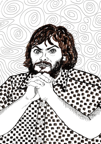 Cartoon: Jack Black (medium) by Pascal Kirchmair tagged jack,black,tenacious,music,musik,rock,roll,musician,ban,jb,california,santa,monica,kalifornien,academy,awards,oscar,oscars,author,autor,autore,auteur,filmmaker,artist,art,hollywood,parasite,screenwriter,illustration,drawing,zeichnung,pascal,kirchmair,cartoon,caricature,karikatur,ilustracion,dibujo,desenho,ink,disegno,ilustracao,illustrazione,illustratie,dessin,de,presse,du,jour,of,the,day,tekening,teckning,cartum,vineta,comica,vignetta,caricatura,portrait,porträt,portret,retrato,ritratto,jack,black,tenacious,music,musik,rock,roll,musician,ban,jb,california,santa,monica,kalifornien,academy,awards,oscar,oscars,author,autor,autore,auteur,filmmaker,artist,art,hollywood,parasite,screenwriter,illustration,drawing,zeichnung,pascal,kirchmair,cartoon,caricature,karikatur,ilustracion,dibujo,desenho,ink,disegno,ilustracao,illustrazione,illustratie,dessin,de,presse,du,jour,of,the,day,tekening,teckning,cartum,vineta,comica,vignetta,caricatura,portrait,porträt,portret,retrato,ritratto