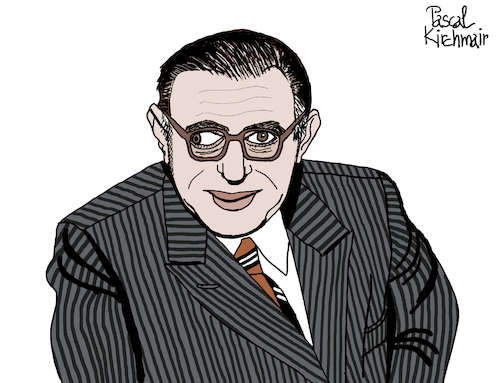 Cartoon: Jean-Paul Sartre II (medium) by Pascal Kirchmair tagged jean,paul,sartre,illustration,drawing,zeichnung,pascal,kirchmair,cartoon,caricature,karikatur,ilustracion,dibujo,desenho,ink,disegno,ilustracao,illustrazione,illustratie,dessin,de,presse,du,jour,art,of,the,day,tekening,teckning,cartum,vineta,comica,vignetta,caricatura,portrait,retrato,ritratto,portret,kunst,writer,author,autor,autore,auteur,schriftsteller,literature,literatur,philosophe,philosophy,philosopher,philosophie,paris,france,communism,marxism,socialist,socialism,politics,simone,beauvoir,frankreich,francia,parigi,jean,paul,sartre,illustration,drawing,zeichnung,pascal,kirchmair,cartoon,caricature,karikatur,ilustracion,dibujo,desenho,ink,disegno,ilustracao,illustrazione,illustratie,dessin,de,presse,du,jour,art,of,the,day,tekening,teckning,cartum,vineta,comica,vignetta,caricatura,portrait,retrato,ritratto,portret,kunst,writer,author,autor,autore,auteur,schriftsteller,literature,literatur,philosophe,philosophy,philosopher,philosophie,paris,france,communism,marxism,socialist,socialism,politics,simone,beauvoir,frankreich,francia,parigi