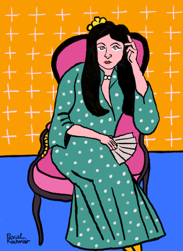 Laurette in a Pink Chair Laurette in a Pink Chair