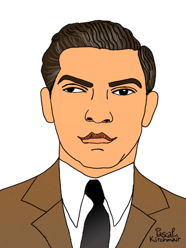 Cartoon: Lucky Luciano (medium) by Pascal Kirchmair tagged salvatore,lucania,pate,godfather,charles,lucky,luciano,mobster,mafia,boss,crime,family,syndicate,mastermind,lord,usa,illustration,drawing,zeichnung,pascal,kirchmair,cartoon,caricature,karikatur,ilustracion,dibujo,desenho,ink,disegno,ilustracao,illustrazione,illustratie,dessin,de,presse,du,jour,art,of,the,day,tekening,teckning,cartum,vineta,comica,vignetta,caricatura,portrait,retrato,ritratto,portret,gangster,genovese,salvatore,lucania,pate,godfather,charles,lucky,luciano,mobster,mafia,boss,crime,family,syndicate,mastermind,lord,usa,illustration,drawing,zeichnung,pascal,kirchmair,cartoon,caricature,karikatur,ilustracion,dibujo,desenho,ink,disegno,ilustracao,illustrazione,illustratie,dessin,de,presse,du,jour,art,of,the,day,tekening,teckning,cartum,vineta,comica,vignetta,caricatura,portrait,retrato,ritratto,portret,gangster,genovese