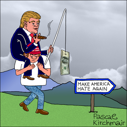 Make America hate again! Make America hate again!