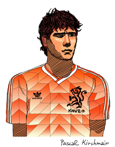 Cartoon: Marco van Basten (medium) by Pascal Kirchmair tagged marco,van,basten,portrait,retrato,dibujo,drawing,cartoon,caricature,karikatur,zeichnung,dessin,disegno,desenho,illustration,foot,football,holland,netherlands,euro,88,1988,marco,van,basten,portrait,retrato,dibujo,drawing,cartoon,caricature,karikatur,zeichnung,dessin,disegno,desenho,illustration,foot,football,holland,netherlands,euro,88,1988