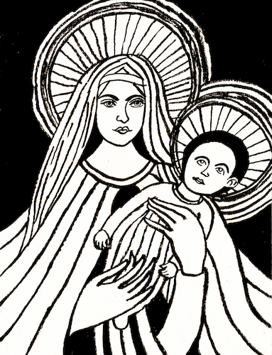 Mary with child Mary with child