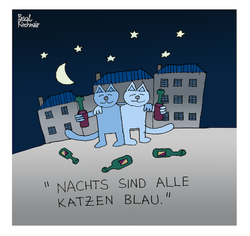 Nachts sind alle Katzen... Nachts sind alle Katzen...