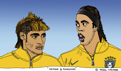 Neymar und Ronaldinho Neymar und Ronaldinho