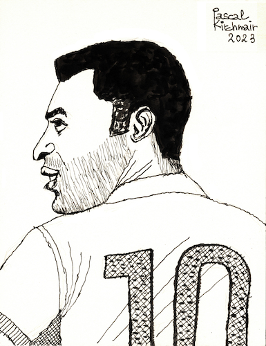 Cartoon: O Rei (medium) by Pascal Kirchmair tagged pele,edson,arantes,do,nascimento,art,arte,kunst,sport,sports,deporte,foot,soccer,fußball,football,futbol,futebol,brasilien,bresil,brasil,brazil,fc,santos,manhattan,new,york,cosmos,upper,east,side,artist,hollywood,illustration,drawing,zeichnung,pascal,kirchmair,cartoon,caricature,karikatur,ilustracion,dibujo,desenho,ink,disegno,ilustracao,illustrazione,illustratie,dessin,de,presse,du,jour,of,the,day,tekening,teckning,cartum,vineta,comica,vignetta,caricatura,portrait,porträt,portret,retrato,ritratto,actor,acting,schauspieler,giant,black,pearl,die,schwarze,perle,number,numero,10,ten,diez,dix,zehn,dez,spielmacher,pele,edson,arantes,do,nascimento,art,arte,kunst,sport,sports,deporte,foot,soccer,fußball,football,futbol,futebol,brasilien,bresil,brasil,brazil,fc,santos,manhattan,new,york,cosmos,upper,east,side,artist,hollywood,illustration,drawing,zeichnung,pascal,kirchmair,cartoon,caricature,karikatur,ilustracion,dibujo,desenho,ink,disegno,ilustracao,illustrazione,illustratie,dessin,de,presse,du,jour,of,the,day,tekening,teckning,cartum,vineta,comica,vignetta,caricatura,portrait,porträt,portret,retrato,ritratto,actor,acting,schauspieler,giant,black,pearl,die,schwarze,perle,number,numero,10,ten,diez,dix,zehn,dez,spielmacher