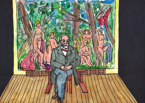 Paul Cezanne im Atelier Paul Cezanne im Atelier