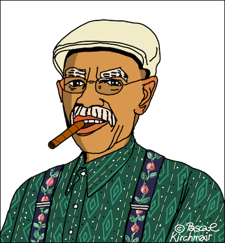 Pio Leyva By Pascal Kirchmair | Famous People Cartoon | TOONPOOL