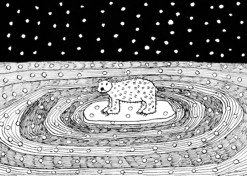 Polar bear in distress Polar bear in distress