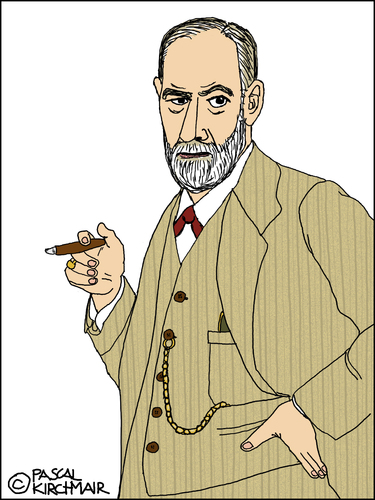 Cartoon: Sigmund Freud (medium) by Pascal Kirchmair tagged psychotherapie,sigmund,freud,psychoanalyse,karikatur,caricature,cartoon,portrait,retrato,ritratto,illustration,dibujo,desenho,disegno,dessin,zeichnung,wien,austria,österreich,vienne,vienna,psychotherapie,sigmund,freud,psychoanalyse,karikatur,caricature,cartoon,portrait,retrato,ritratto,illustration,dibujo,desenho,disegno,dessin,zeichnung,wien,austria,österreich,vienne,vienna