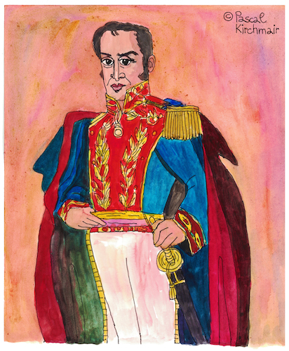 Cartoon: Simon Bolivar (medium) by Pascal Kirchmair tagged simon,bolivar,venezuela,cartoon,portrait,retrato,dibujo,desenho,ilustracion,illustration,drawing,pascal,kirchmair,ilustracao,dessin,ritratto,caricature,karikatur,simon,bolivar,venezuela,cartoon,portrait,retrato,dibujo,desenho,ilustracion,illustration,drawing,pascal,kirchmair,ilustracao,dessin,ritratto,caricature,karikatur