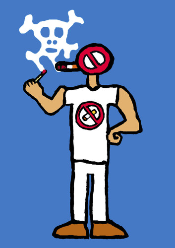 Cartoon: Smokers Dilemma (medium) by Pascal Kirchmair tagged aufhören,arreter,stop,signal,signe,sign,zeichen,vorsicht,gefahr,krankheit,tod,krebs,clope,zigarette,cancer,cigaret,rauchzeichen,cigarette,fumeur,fumee,fumer,smoker,smoke,raucher,rauchen,dilemma,smokers