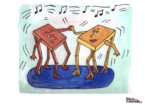 500px x 364px - Table Dance By Pascal Kirchmair | Love Cartoon | TOONPOOL