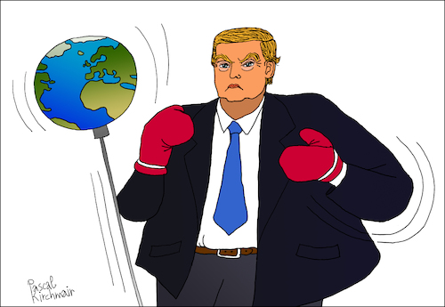 Trumps punching ball Trumps punching ball