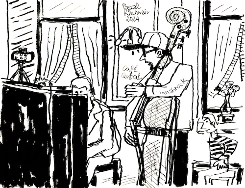 Urban Sketching im Cafe Central Urban Sketching im Cafe Central