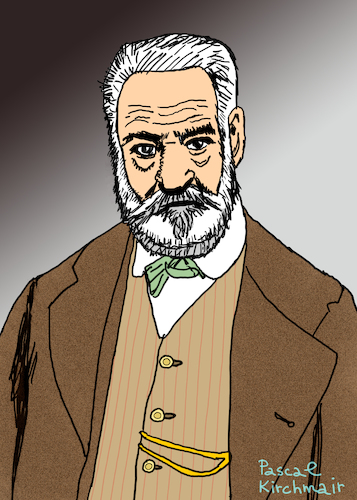 Cartoon: Victor Hugo (medium) by Pascal Kirchmair tagged victor,hugo,portrait,schriftsteller,retrato,dibujo,desenho,caricature,karikatur,ritratto,dessin,disegno,drawing,zeichnung,poet,writer,author,auteur,ecrivain,scrittore,autore,escritor,cartoon,cartum,portret,victor,hugo,portrait,retrato,dibujo,desenho,caricature,karikatur,ritratto,dessin,diegno,drawing,zeichnung,poet,writer,author,auteur,ecrivain,scrittore,autore,escritor,cartoon,cartum,portret