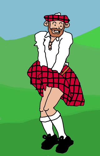 Cartoon: Mac Monroe in difficulties (medium) by Pascal Kirchmair tagged filibeg,philibeg,jupe,scozzese,gonna,ecossais,kilt,scottish,scots,scotland,escocia,scozia,ecosse,tradition,schottland,wind,starker,highlands,imitateur,imitation,monroe,marilyn,scot,unterm,ist,was,schottenrock,schotte,scotsman