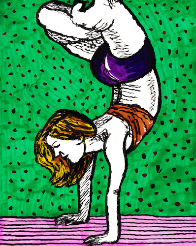 Yoga-Handstand