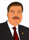 Cartoon: Ahmed Zewail (small) by Pascal Kirchmair tagged ahmed,hassan,zewail,cartoon,caricature,karikatur,ilustracion,illustration,pascal,kirchmair,dibujo,desenho,ink,drawing,zeichnung,disegno,ilustracao,illustrazione,illustratie,dessin,de,presse,du,jour,art,of,the,day,tekening,teckning,cartum,vineta,comica,vignetta,caricatura,humor,humour,political,portrait,retrato,ritratto,portret,nobelpreis,prix,premio,nobel,prize,chemistry,chemie,chimie,femtochemistry,chimica,quimica,femtochemie,egypt,ägypten,egypte,egitto,egipto,egito,alexandria,university,pennsylviana,linus,pauling,chair,professor,physics,director,physical,biology,center,for,ultrafast,science,and,technology,at,california,institute