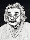 Cartoon: Albert Einstein (small) by Pascal Kirchmair tagged albert,einstein,theory,of,relativity,illustration,drawing,zeichnung,pascal,kirchmair,cartoon,caricature,karikatur,ilustracion,dibujo,desenho,ink,disegno,ilustracao,illustrazione,illustratie,dessin,de,presse,du,jour,art,the,day,tekening,teckning,cartum,vineta,comica,vignetta,caricatura,portrait,retrato,ritratto,portret,princeton,ulm,gravitation,relativitätstheorie,genius,genie,mastermind,wiz,whizz,whiz,genio,porträt