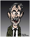 Cartoon: Alexander Van der Bellen (small) by Pascal Kirchmair tagged alexander,van,der,bellen,karikatur,caricature,cartoon,portrait