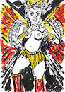 Cartoon: Amor de Carnaval (small) by Pascal Kirchmair tagged carnival,de,love,liebe,amore,amour,passion,passione,pasion,ardor,paixao,samba,karneval,do,carnaval,carioca,brasilianerin,rio,janeiro,copa,cabana,tänzerin,dancer,danseuse,brazil,brasil,bresil,brasile,burlesque,show,ink,drawing,tusche,zeichnung,lingerie,art,arte,kunst,caricatura,cartoon,caricature,karikatur,illustration,dessin,pascal,kirchmair,portrait,retrato,ritratto,dibujo,desenho,powerfrau,sexy,girl,sensual,sabrosa,ilustracion,ilustracao,woman,porträt,sensuelle,sex,sexo,erotik,erotic,erotismo,eroticism,erotisme,erotica,femme,frau