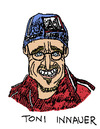 Cartoon: Anton Innauer (small) by Pascal Kirchmair tagged anton toni innauer schispringer cheftrainer ösv olympiade winter cartoon karikatur ski jumper jumping gold medaille österreich vorarlberg tirol innsbruck legende sport