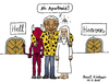 Cartoon: Apartheid (small) by Pascal Kirchmair tagged nelson,mandela,cartoon,caricature,karikatur,reconciliation,apartheid,heaven,hell,diavolo,teufel,gott,god,dieu,diable,devil