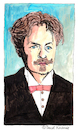 Cartoon: August Strindberg (small) by Pascal Kirchmair tagged johan august strindberg portrait retrato drawing zeichnung tekening illustration pascal kirchmair portret caricature karikatur ritratto cartum cartoon ilustracion ilustracao