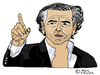 Cartoon: Bernard-Henri Levy (small) by Pascal Kirchmair tagged karikatur,cartoon,france,frankreich,bernard,henri,levy,bhl,caricature,dessin,philosophe