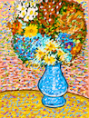 Cartoon: Blumen in blauer Vase (small) by Pascal Kirchmair tagged fleurs,dans,un,vase,bleu,bunch,of,bouquet,blumenstrauß,ramo,flores,florero,jarron,vaso,azul,blu,buque,mazzo,di,fiori,flowers,in,blue,blumen,blauer,pascal,kirchmair,after,vincent,van,gogh,cuadro,quadro,bild,picture,artist,artiste,artista,kunst,künstler,illustration,drawing,zeichnung,cartoon,caricature,karikatur,ilustracion,dibujo,desenho,ink,disegno,ilustracao,illustrazione,illustratie,dessin,de,presse,du,jour,art,the,day,tekening,teckning,cartum,vineta,comica,vignetta,caricatura,portrait,porträt,portret,retrato,ritratto,digital,painting,ipad,pro,procreate