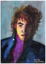 Cartoon: Bob Dylan (small) by Pascal Kirchmair tagged bob,dylan,cartoon,portrait,watercolour,aquarell,caricature,karikatur,zeichnung,dibujo,desenho,disegno,drawing,dessin,illustration,pittura,dipinto,nobelpreis,nobel,prize,premio,prix,literatur