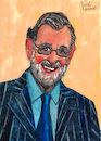 Cartoon: Bye bye Rajoy! (small) by Pascal Kirchmair tagged presidente del gobierno de espanol spain madrid espana mariano rajoy brey cartoon caricature karikatur ilustracion illustration pascal kirchmair dibujo desenho drawing zeichnung disegno ilustracao illustrazione illustratie dessin presse du jour art of the day tekening teckning cartum vineta comica vignetta caricatura humor humour political portrait retrato ritratto portret